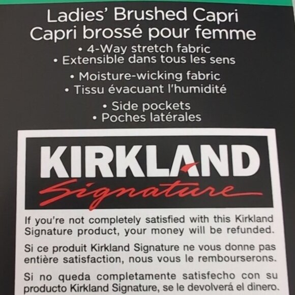 XL Kirkland Signature Brushed Capris Pants - Picture 7 of 10